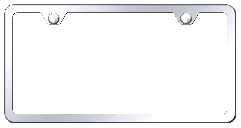 LF.449.C – AUTO GOLD License Plate Frame, 2-Hole Polished Chrome Stainless Steel With Model Specific Hardware And The...
